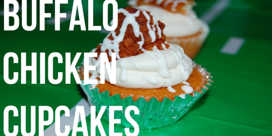 Buffalo Chicken Cupcake. Recipe at http://bit.ly/QAQbrN 